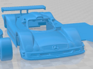 Mercedes Benz CLR 1999 Printable Car 3D Print Model