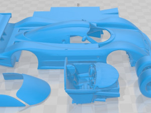 Mercedes Benz CLR 1999 Printable Car 3D Print Model