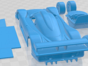 Mercedes Benz CLR 1999 Printable Car 3D Print Model