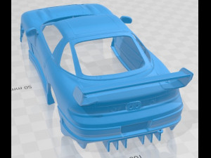 Mitsubishi GTO 1991 Race Printable Body Car 3D 프린트 모델