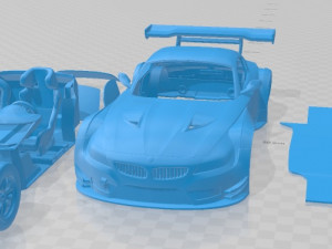 Z4 GT3 Printable Car Modello di stampa 3D