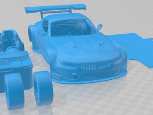 Z4 GT3 Printable Car 3D Принт Модель