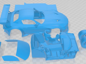 Z4 GT3 Printable Car 3D Принт Модель