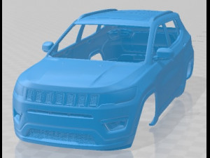 Jeep Compass Printable Body Car 3D Print Model