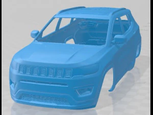 Carro com carroceria para impress&atilde;o Jeep Compass Modelo de Impressão 3D