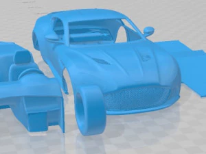 Aston Martin DBS Superleggera 2019 Printable Car 3D Print Model