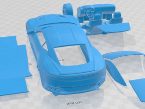 Aston Martin DBS Superleggera 2019 Printable Car 3D Print Model