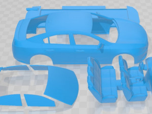 Nissan Maxima 2009 Printable Car 3Dプリントモデル