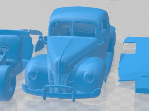 Coupe 1940 Printable Car 3D Print Model