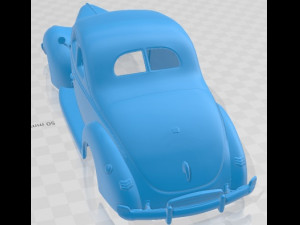 Coupe 1940 Printable Body Car 3D Print Model