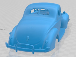 Coupe 1940 Printable Body Car 3D Print Model