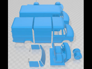 A Series Panel Van 1973 Printable 3D Print Model
