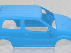 Suzuki Swift Sport 2003 Printable Body Car Modelo de Impressão 3D
