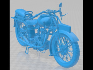 MGC 350 1930 Printable Motorcycle 3D Print Model