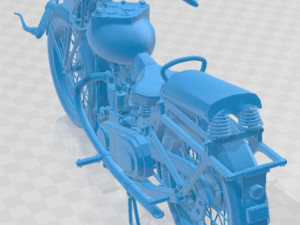 MGC 350 1930 Printable Motorcycle 3D Print Model