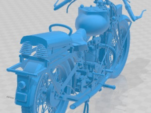 MGC 350 1930 Printable Motorcycle 3D Print Model