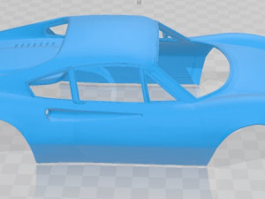 Ferrari Dino 246 GT 1969 Printable Body Car 3D Print Model