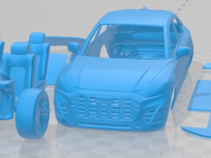 Audi SQ5 Sportback 2023 Printable Car Modelo de impresión 3D