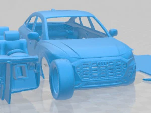 Audi SQ5 Sportback 2023 Printable Car 3D Print Model