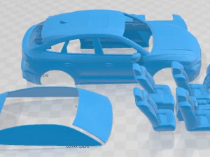 Audi SQ5 Sportback 2023 Printable Car 3D Print Model