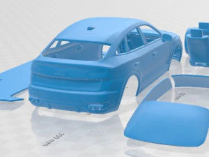 Audi SQ5 Sportback 2023 Printable Car 3D Print Model