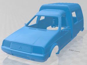 Citroen C15 1984 Printable Body Car 3D Print Model