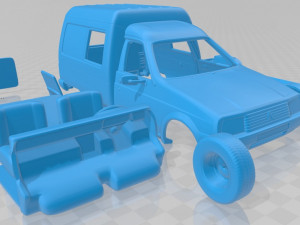 Citroen C15 1984 Printable Car 3D Baskı Modeli