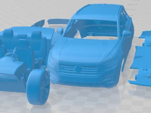 Volkswagen Touareg R Line 2019 Printable Car 3D Print Model