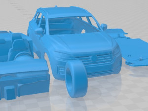 Volkswagen Touareg R Line 2019 Printable Car Modelo de impresión 3D