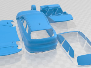 Volkswagen Touareg R Line 2019 Printable Car Modelo de impresión 3D