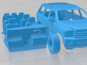 Toyota Sequoia 2011 Printable Car Modèles 3D en vedette