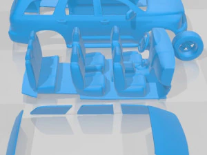Toyota Sequoia 2011 Printable Car 3D Print Model