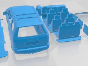 Toyota Sequoia 2011 Printable Car 3D Print Model