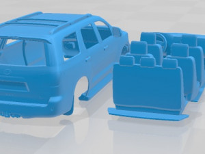 Toyota Sequoia 2011 Printable Car Modèles 3D en vedette