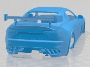 Maserati Granturismo MC GT4 Printable Body Car 3D Baskı Modeli
