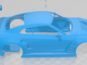 Nissan GT-R GT3 Printable Body Car 3D Print Model