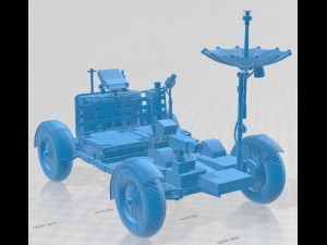 Apollo Lunar Rover Moon Printable Car 3D Print Model