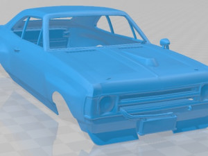 Chevrolet Opala D3 1972 Printable Body Car Modèles 3D en vedette