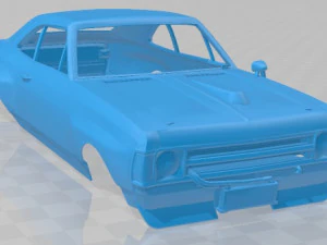 Chevrolet Opala D3 1972 Printable Body Car 3D Print Model