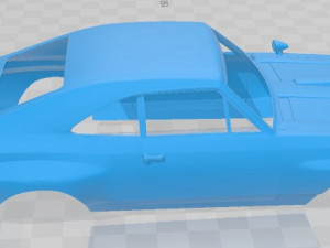 Chevrolet Opala D3 1972 Printable Body Car Modèles 3D en vedette
