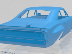 Chevrolet Opala D3 1972 Printable Body Car Modèles 3D en vedette