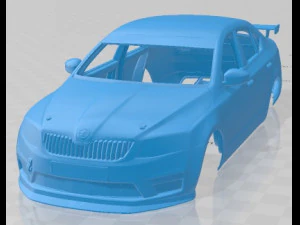 Skoda Octavia Cup 2018 Printable Body Car 3D Print Model