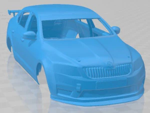 Skoda Octavia Cup 2018 Printable Body Car 3D Print Model
