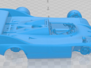 Porsche 917-10 Spyder 1972 Printable Car Modelo de Impressão 3D