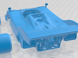 Porsche 917-10 Spyder 1972 Printable Car Modelo de Impressão 3D