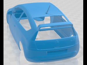 Citroen C4 VTS Printable Body Car Model do druku 3D