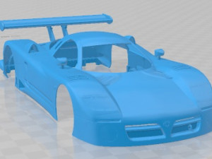 Nissan R390 GT1 1997 Printable Body Car Modèles 3D en vedette