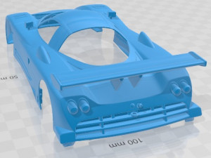Nissan R390 GT1 1997 Printable Body Car Modèles 3D en vedette