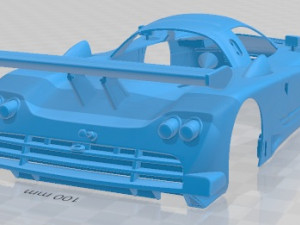 Nissan R390 GT1 1997 Printable Body Car Modèles 3D en vedette
