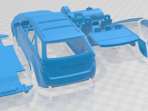 Chevrolet Equinox 2009 Printable Car Model Cetak 3D